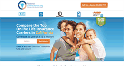 Desktop Screenshot of nationallifeinsurance.org